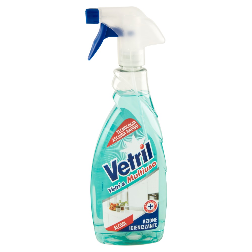Vetril Vetri e Multiuso Alcool Igienizzante 650 ml
