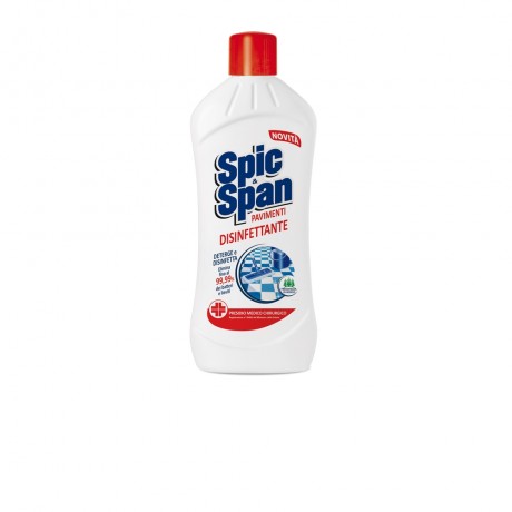 Spic &amp; Span Detergente Pavimenti DISINFETTANTE Deterge e Disinfetta 1Lt