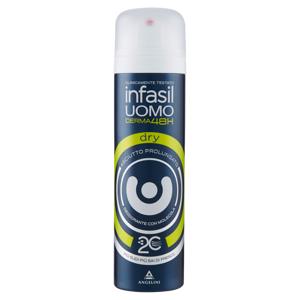Infasil Deodorante Spray Uomo Derma48H Secco 150 ml – Deodorante spray maschile con protezione fino a 48 ore.