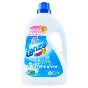 Lanza Detersivo Liquido Lavatrice 2000 ml - Brezza Mediterranea – Detersivo liquido per lavatrice, extra freschezza. Tipologia: Brezza Mediterranea.