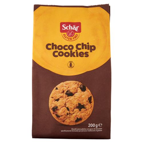 Biscotti choco chip senza glutine 200g Schar