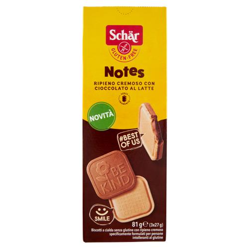 Biscotti notes senza glutine 81g Schar