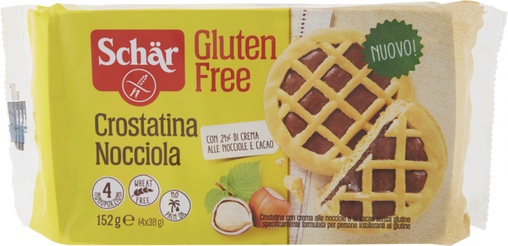 Crostatina nocciola senza glutine gr152 Schar