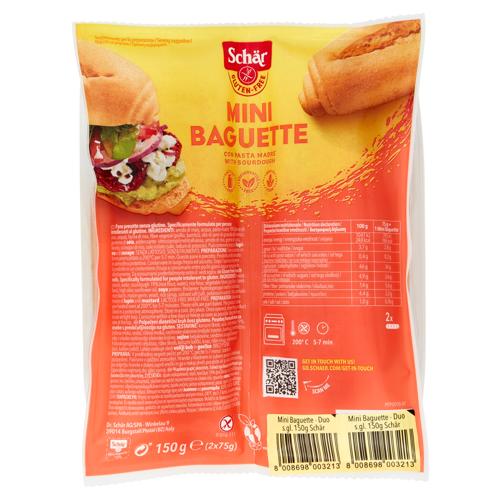 Mini baguette senza glutine 150g Schar
