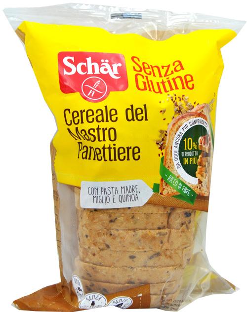 Pane cereale senza glutine gr330 Schar