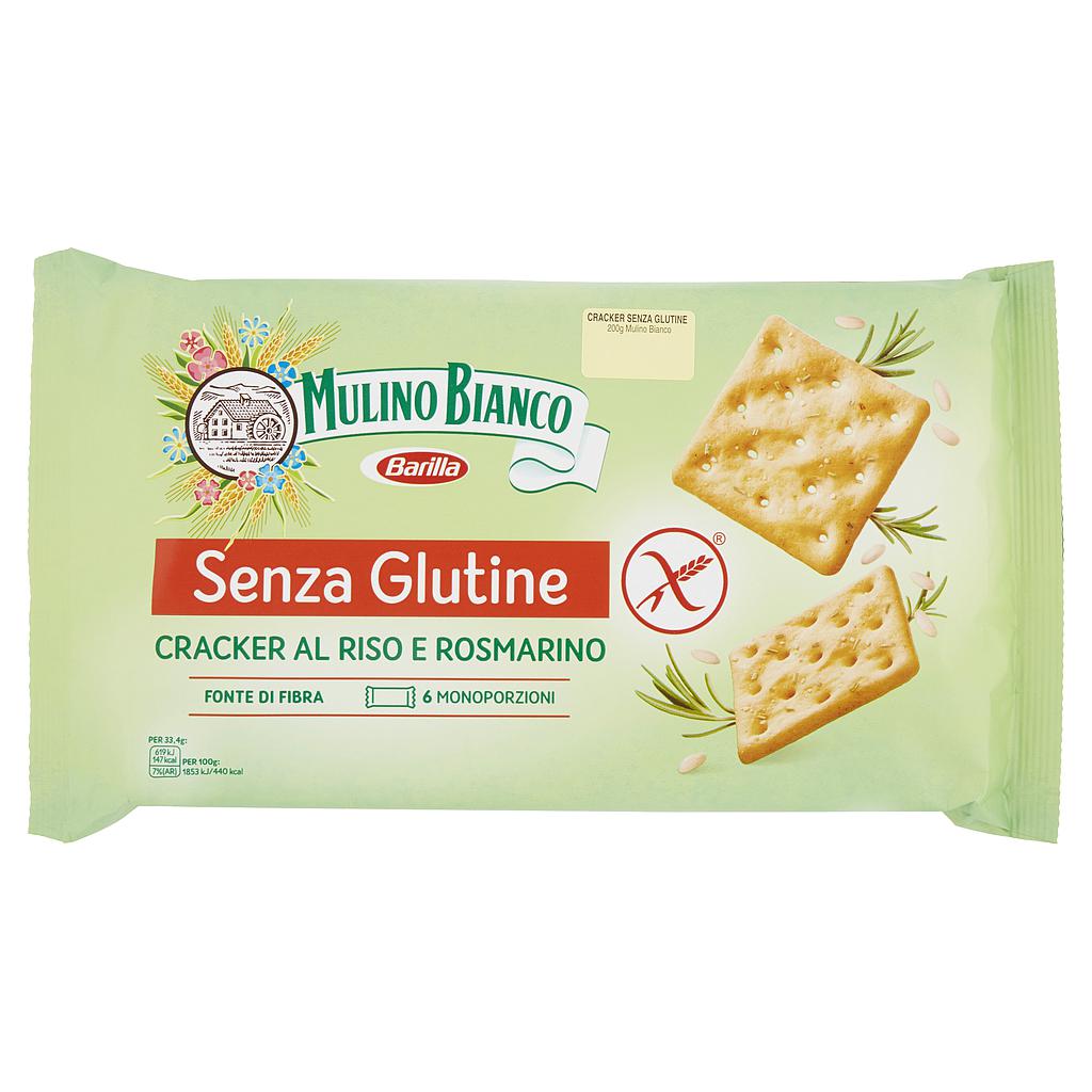 Crackers ris/ros s/g gr200 Mulino Bianco Barilla