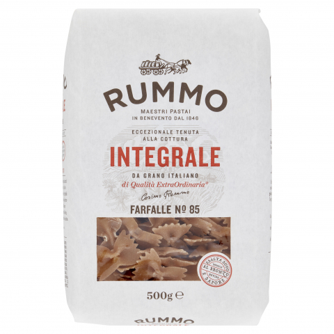 Pasta farfalle integrale n85 g500 Rummo