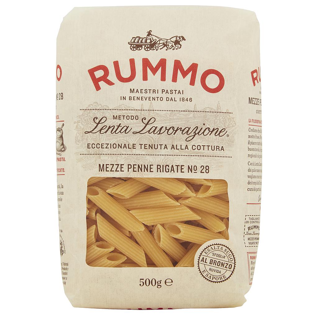 Pasta mezze penne rigate gr500 Rummo