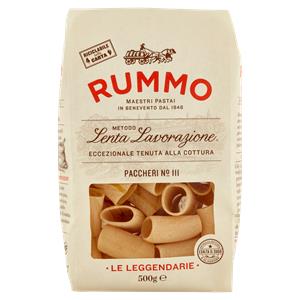 Pasta paccheri n111 gr500 Rummo