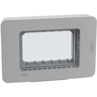 MatixGO - placca IP55 3m grey (cod. prod. 28603G) bticino