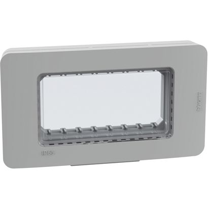 MatixGO - placca IP55 4m grey (cod. prod. 28604G) bticino