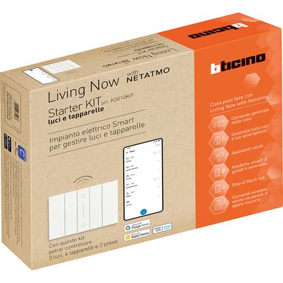 L.NOW - StarterKit luci tapparelle (cod. prod. K3010KIT) bticino