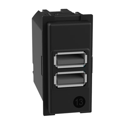 L.NOW - Caricatore USB tipo A+A 1m (cod. prod. K4191AA) bticino