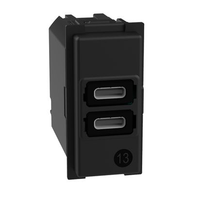 L.NOW - Caricatore USB tipo C+C 1m (cod. prod. K4191CC) bticino