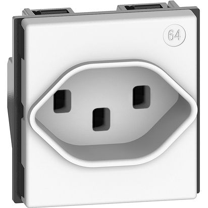 L.NOW - Presa T23 16A 2M bianco (cod. prod. KW4164T23) bticino